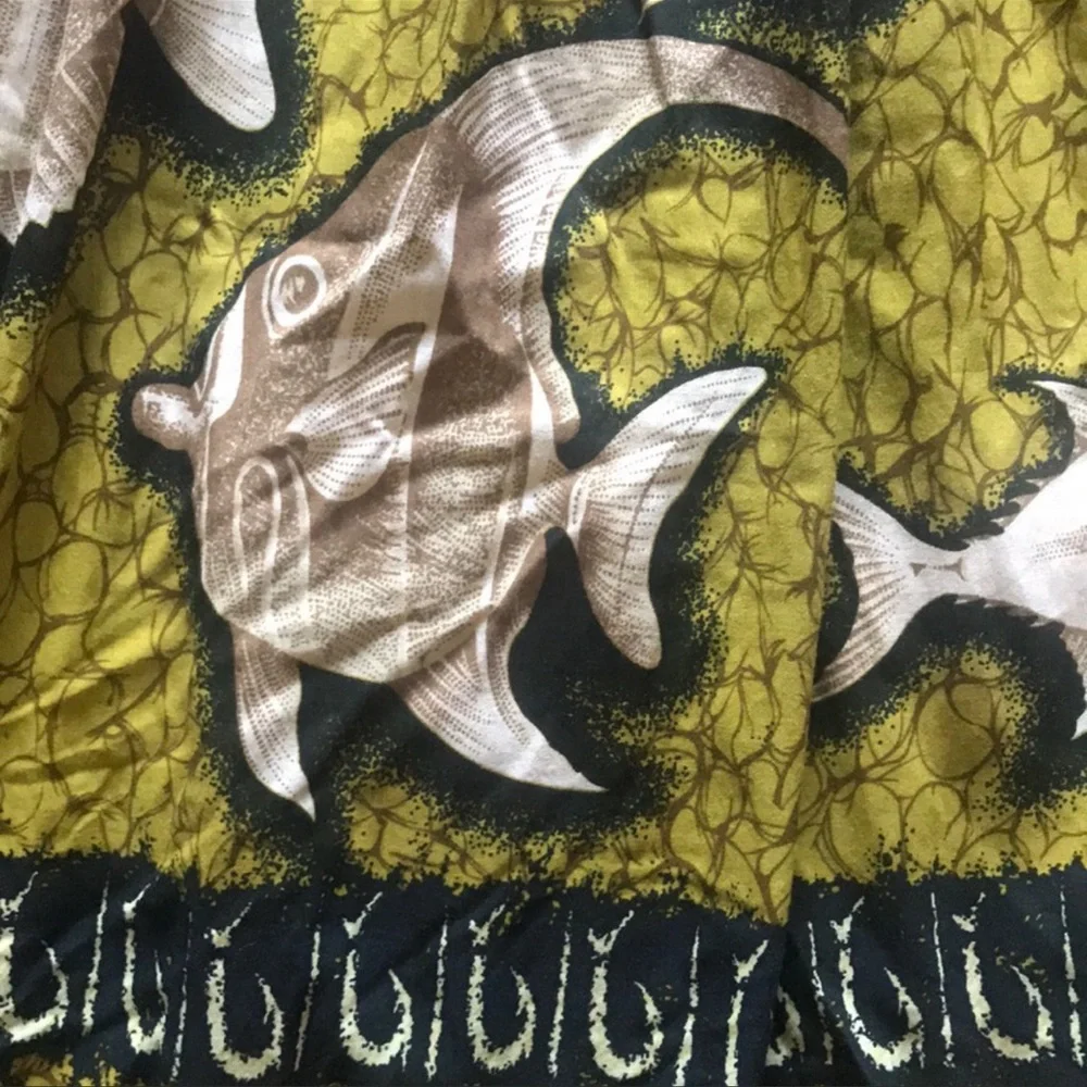 Anthropologie Strapless Dress with Fish Motif - Picture 5 of 8